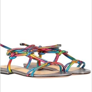 Multicolor Strappy Sandals
